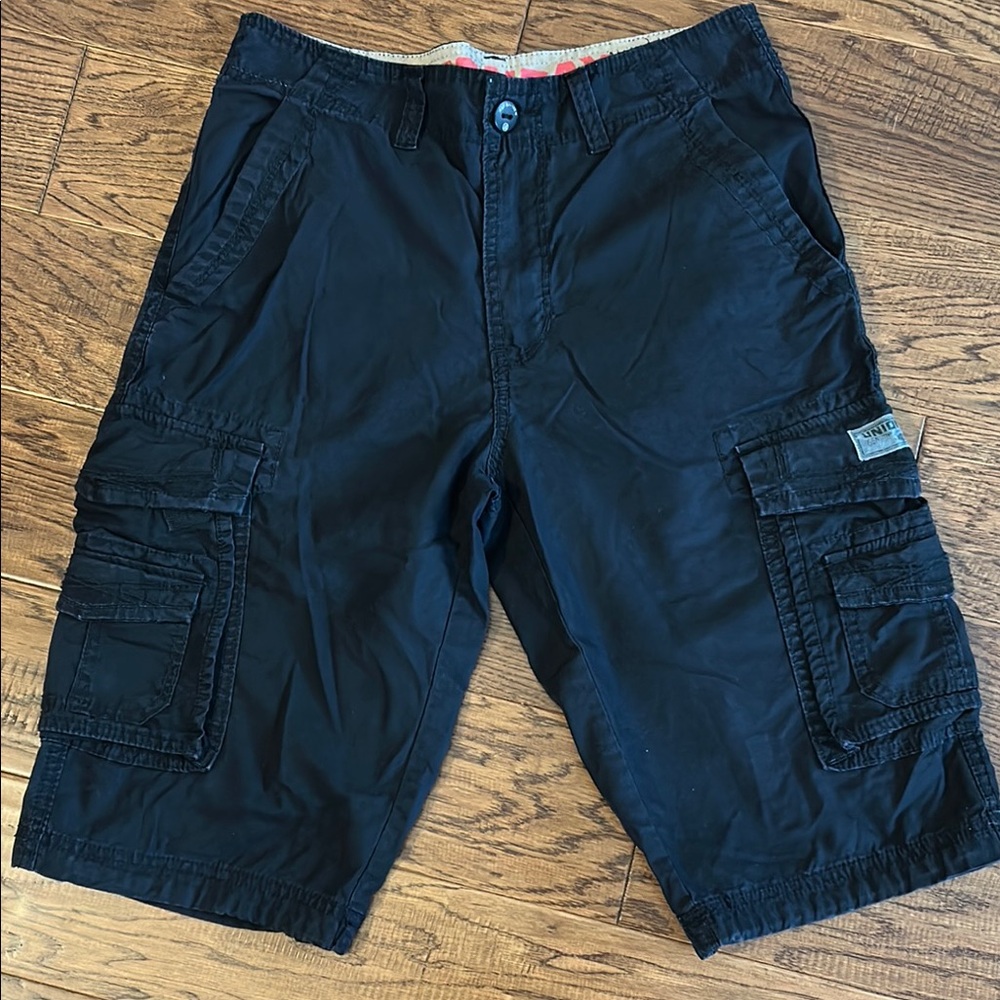 Black Cargo Shorts